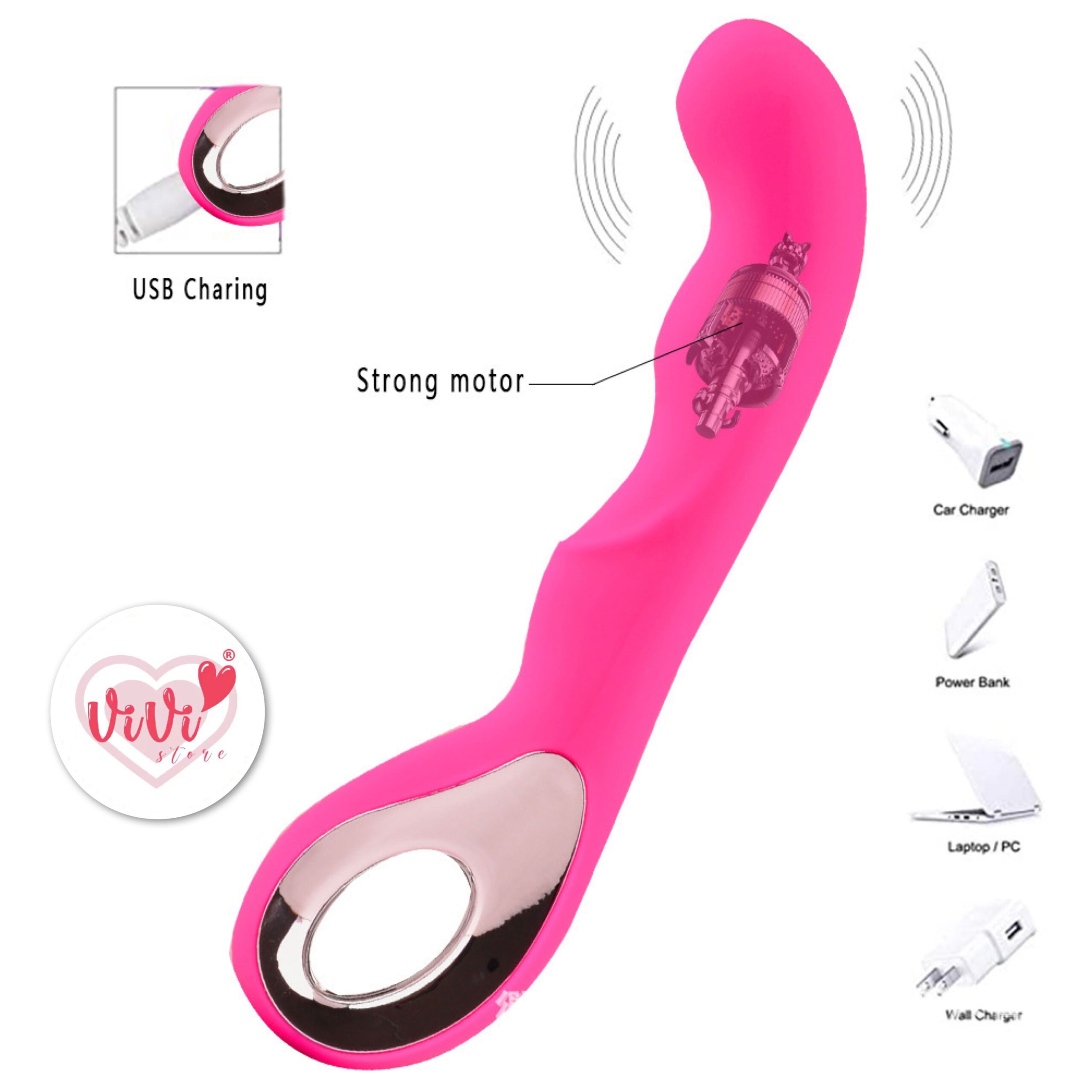 Vivi Rabbit Vibrator Massage Masturbator Battery Women Adult Toy Malaysia - Image 16