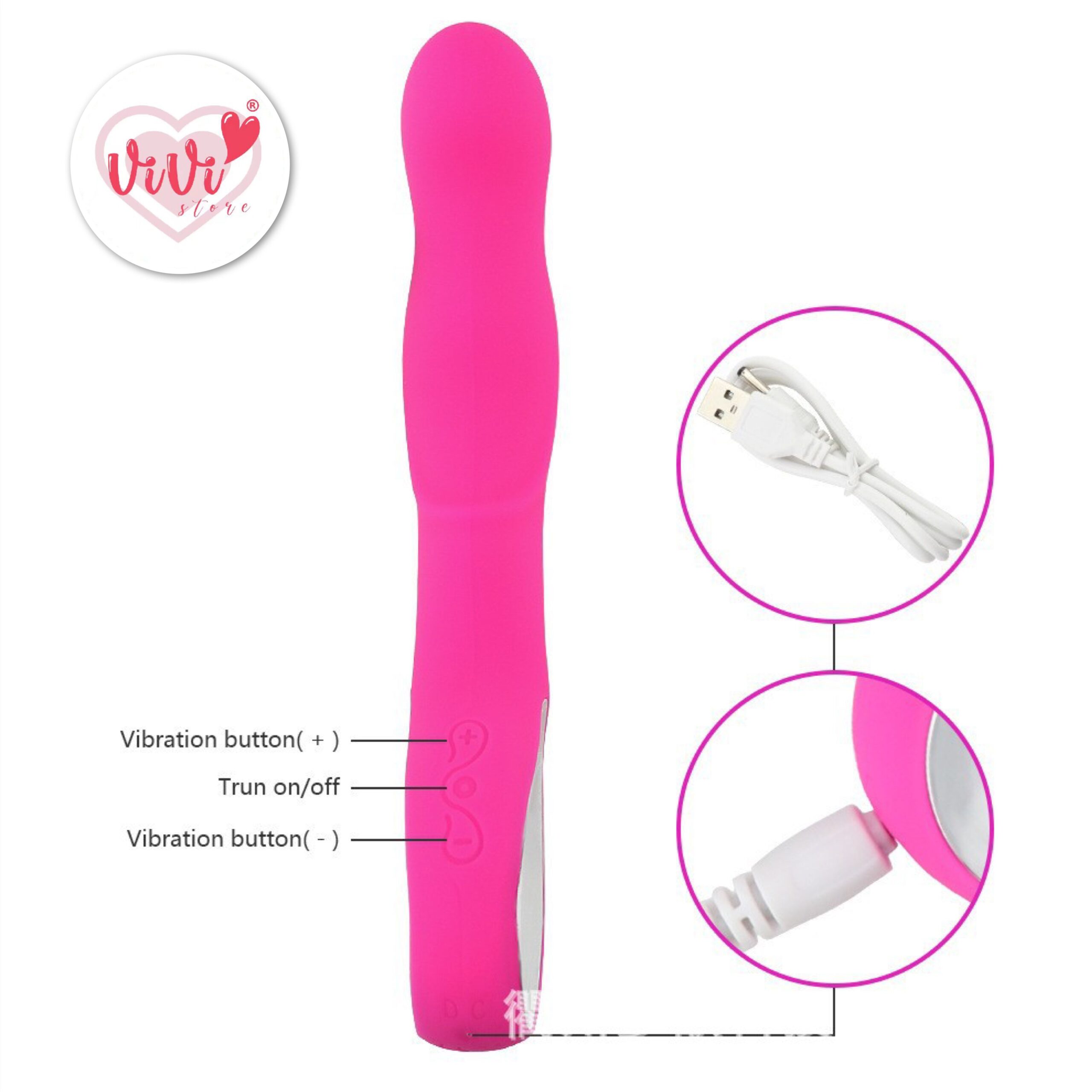 Vivi Rabbit Vibrator Massage Masturbator Battery Women Adult Toy Malaysia - Image 17