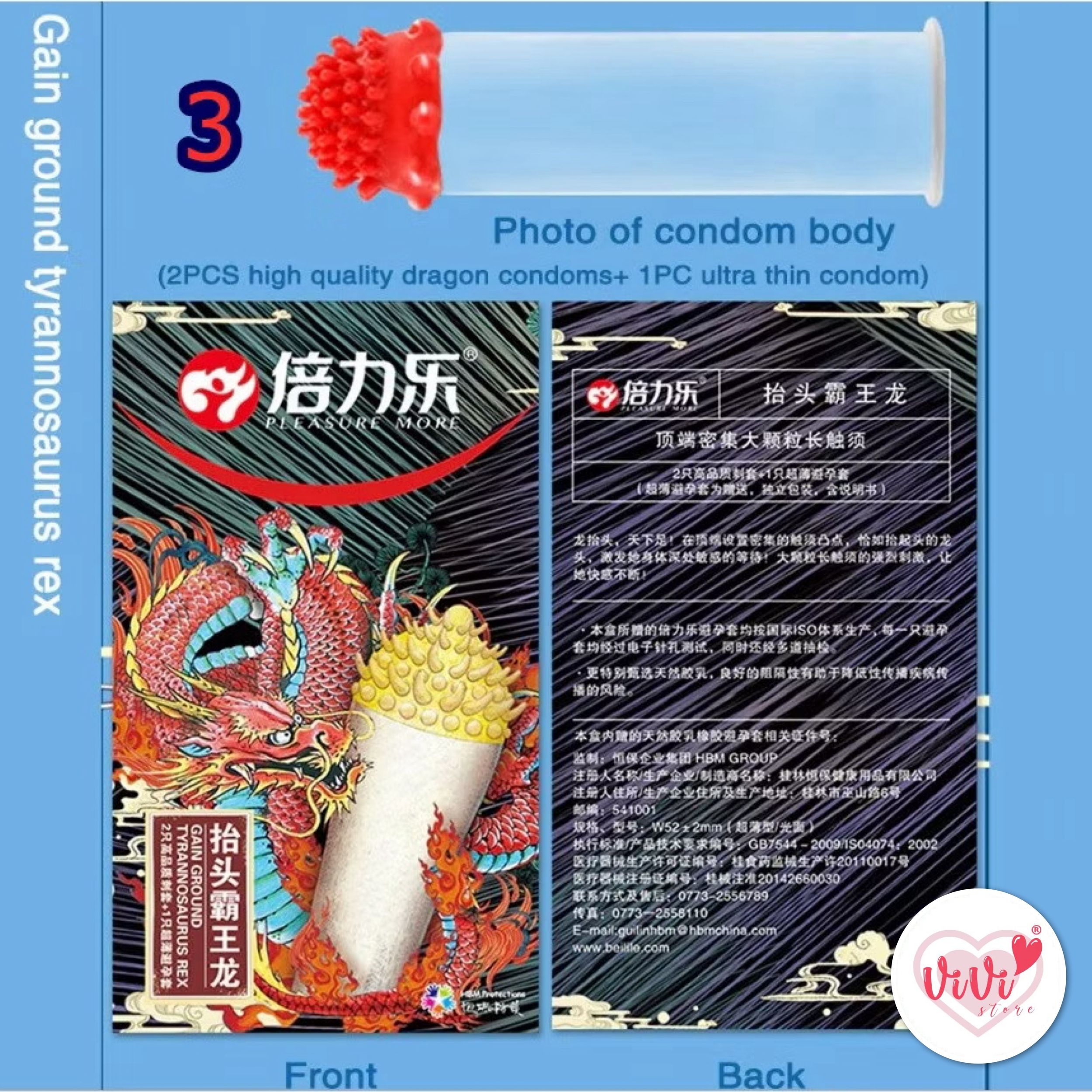 Vivi Small 45mm 49mm Dotted Condom Close Tight Fit Latex 10pcs Lubricated Condom (Not Durex) - Image 34