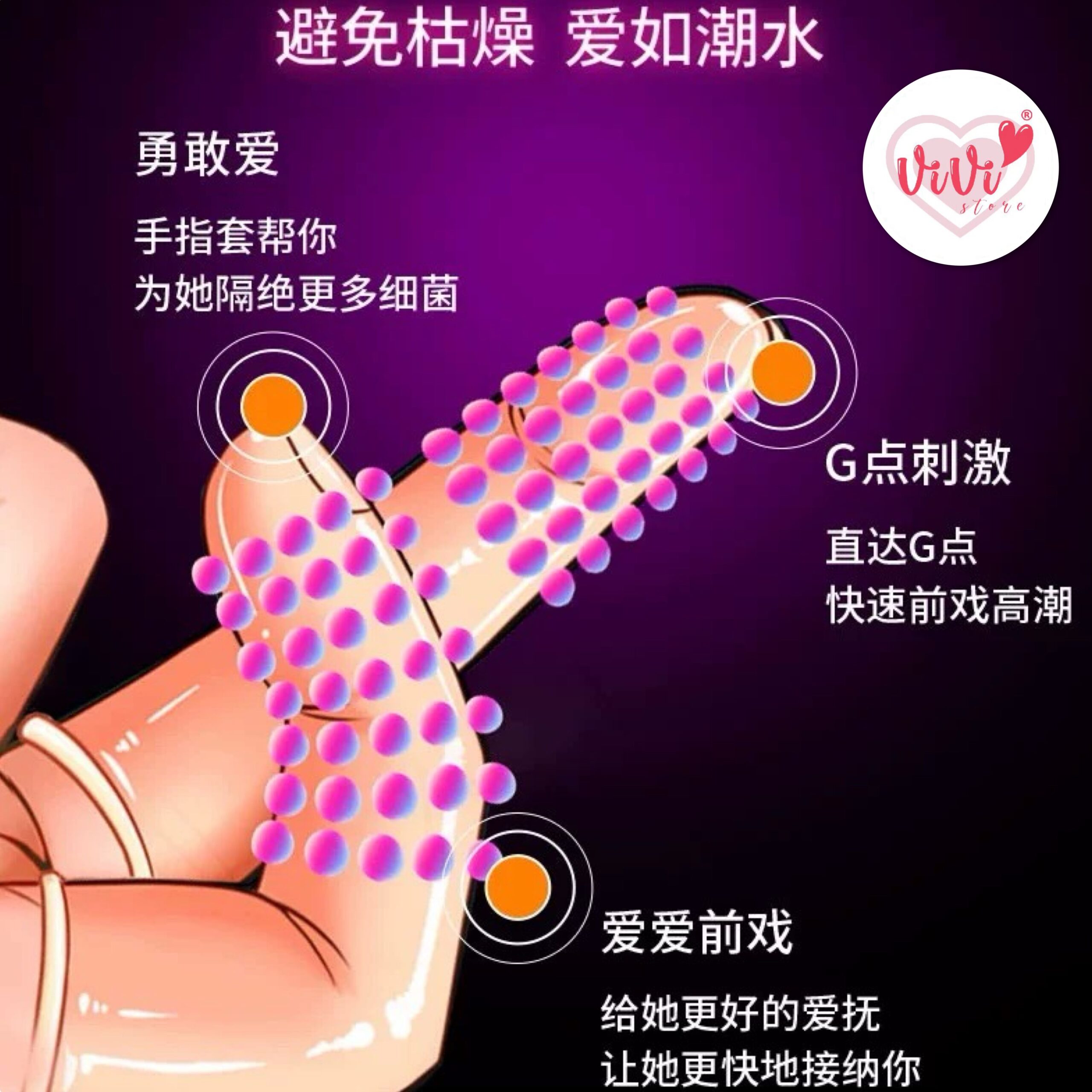Vivi Small 45mm 49mm Dotted Condom Close Tight Fit Latex 10pcs Lubricated Condom (Not Durex) - Image 48