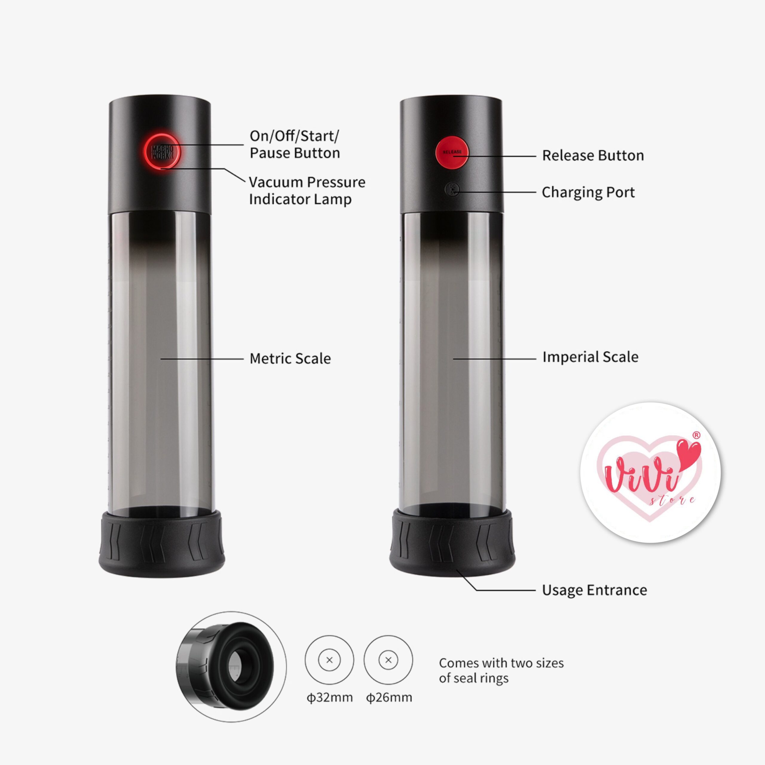 OTouch Macho Train Cup Vacuum Water Bath Suction Masturbator Sucking Male Adult Toy Malaysia - Image 2