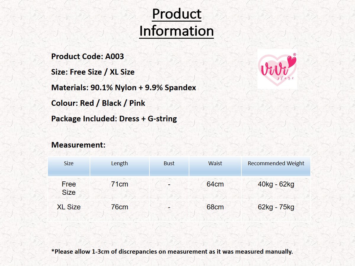 Vivi Sexy Lingerie Plus Size Open Crotch Satin Design Sleepwear Dress Lingerie Malaysia - Image 4
