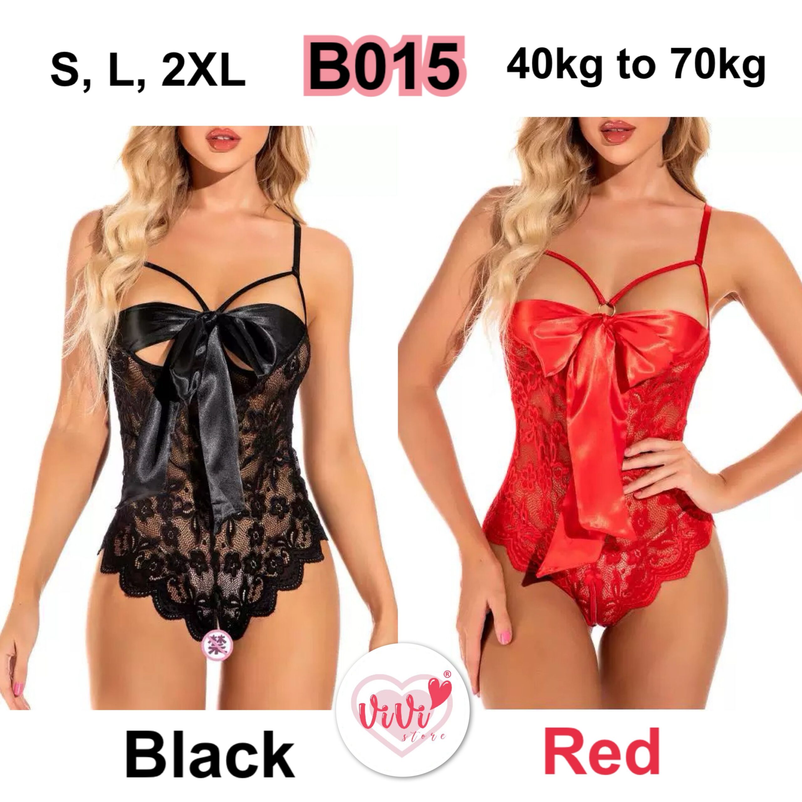 Vivi Sexy Lingerie Plus Size Open Crotch Satin Design Sleepwear Dress Lingerie Malaysia - Image 11