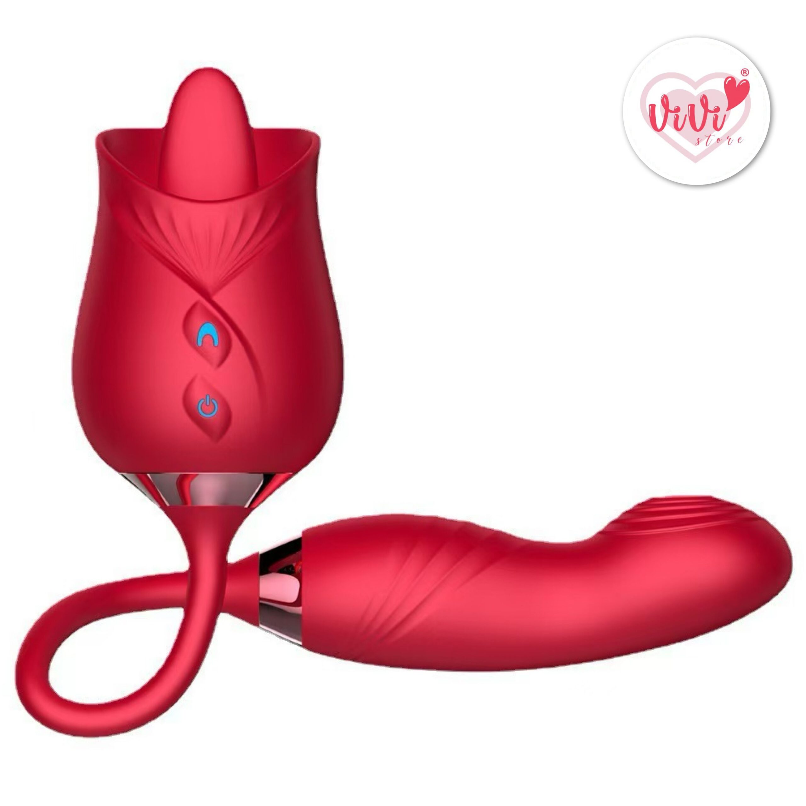 Rose Tail Licking Sucking Vibrator Thrusting Suction Masturbator Women Adult Toy Malaysia - Image 29