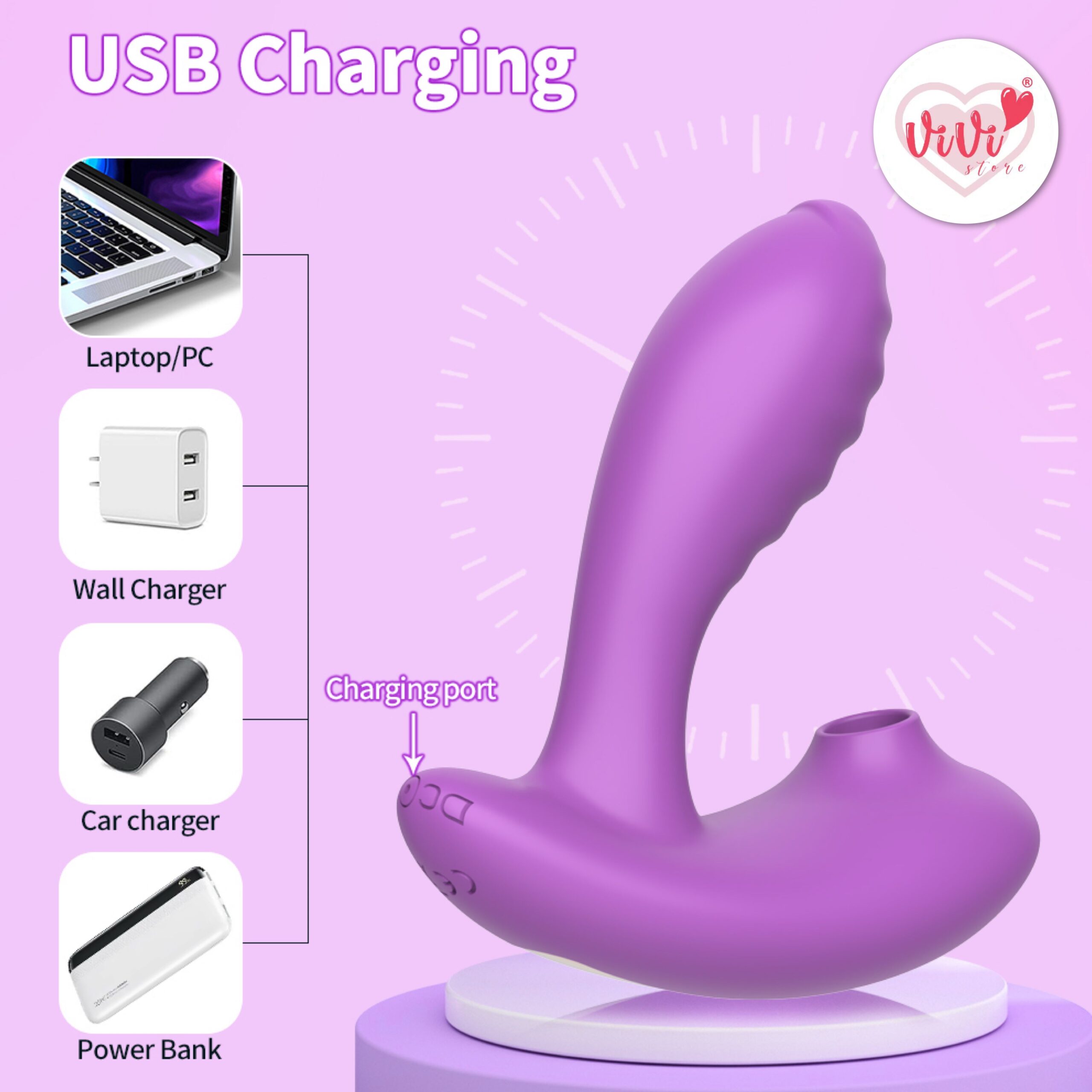 Vivi Clitoral Sucking Vibrator Remote Control Dildo Women Adult Toys Malaysia - Image 19