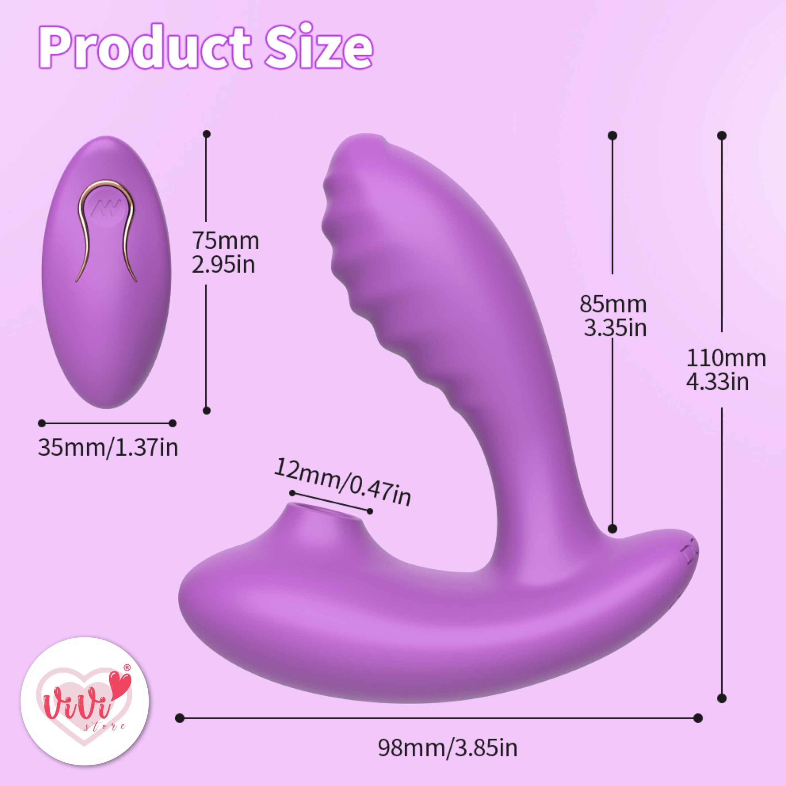 Vivi Clitoral Sucking Vibrator Remote Control Dildo Women Adult Toys Malaysia - Image 20