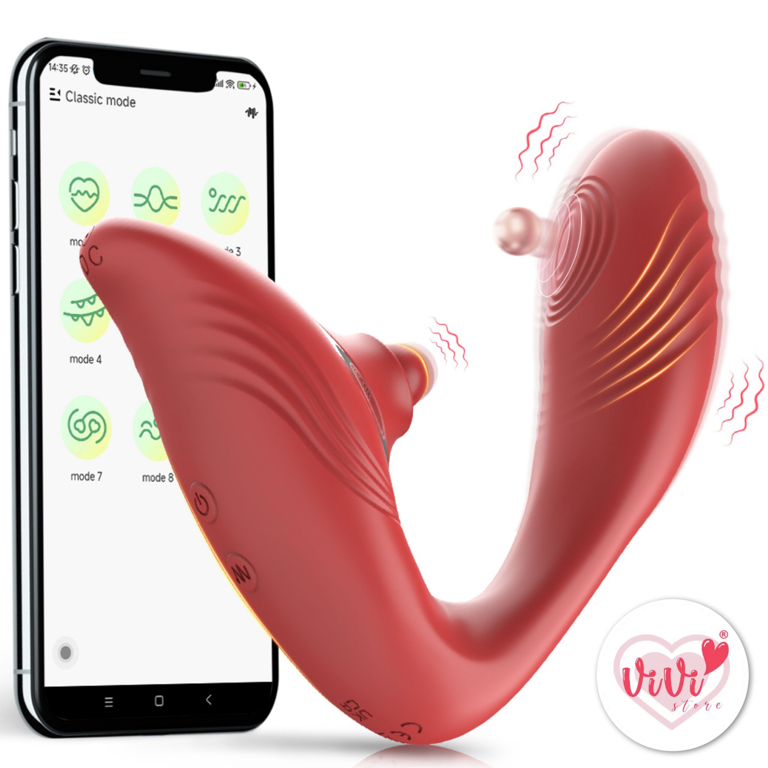 Vivi Wearable Panties Ball Beating Vibrator App Control Vibrator Women Vibrate Adult Toy Malaysia - Image 11