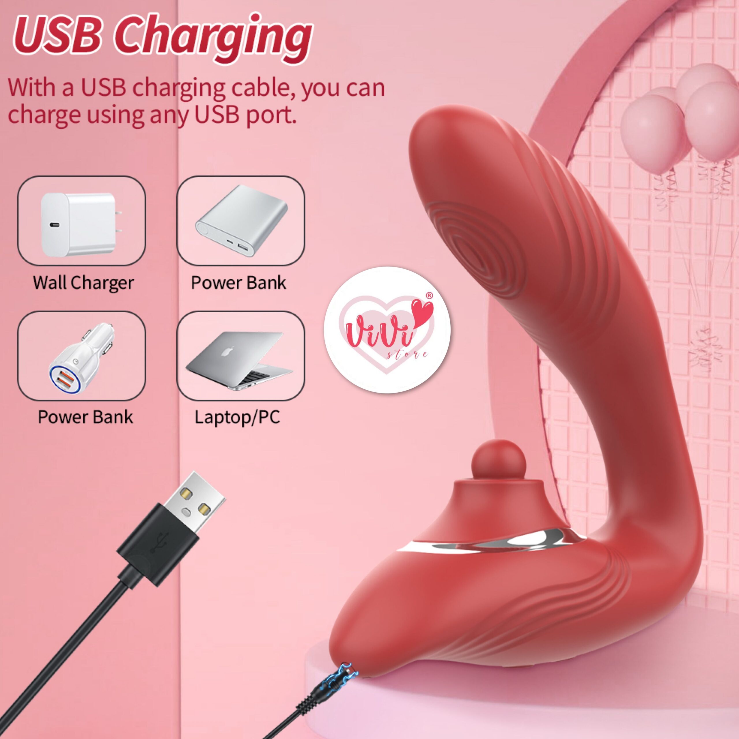Vivi Wearable Panties Ball Beating Vibrator App Control Vibrator Women Vibrate Adult Toy Malaysia - Image 7