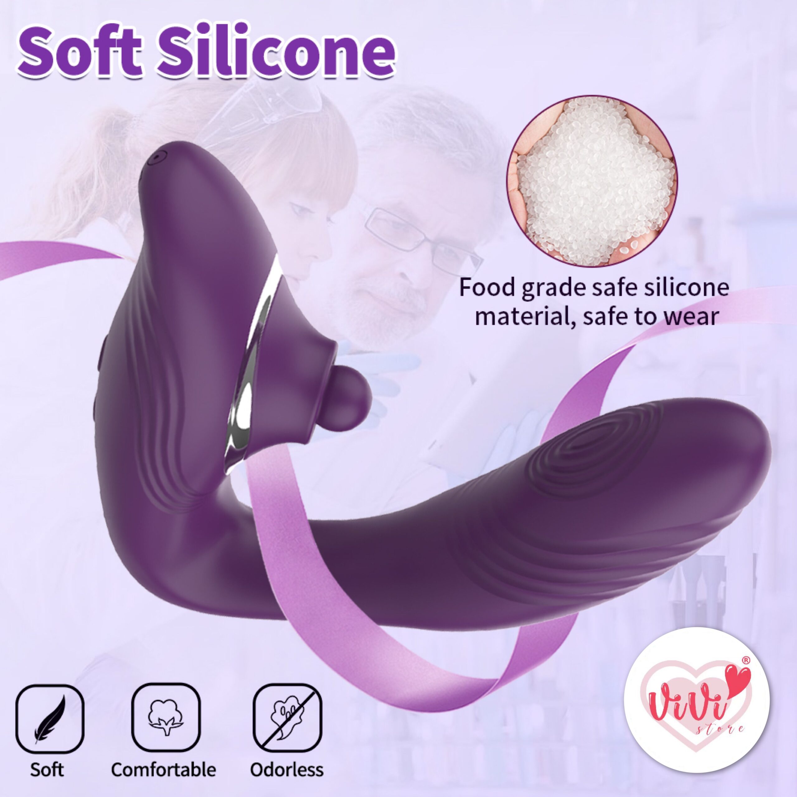Vivi Wearable Panties Ball Beating Vibrator App Control Vibrator Women Vibrate Adult Toy Malaysia - Image 6