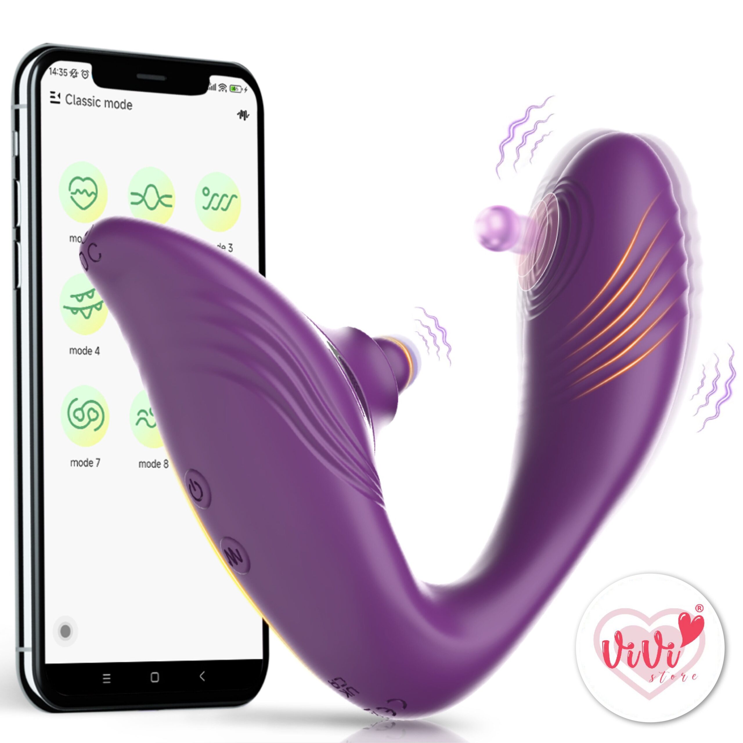 Vivi Wearable Panties Ball Beating Vibrator App Control Vibrator Women Vibrate Adult Toy Malaysia - Image 12