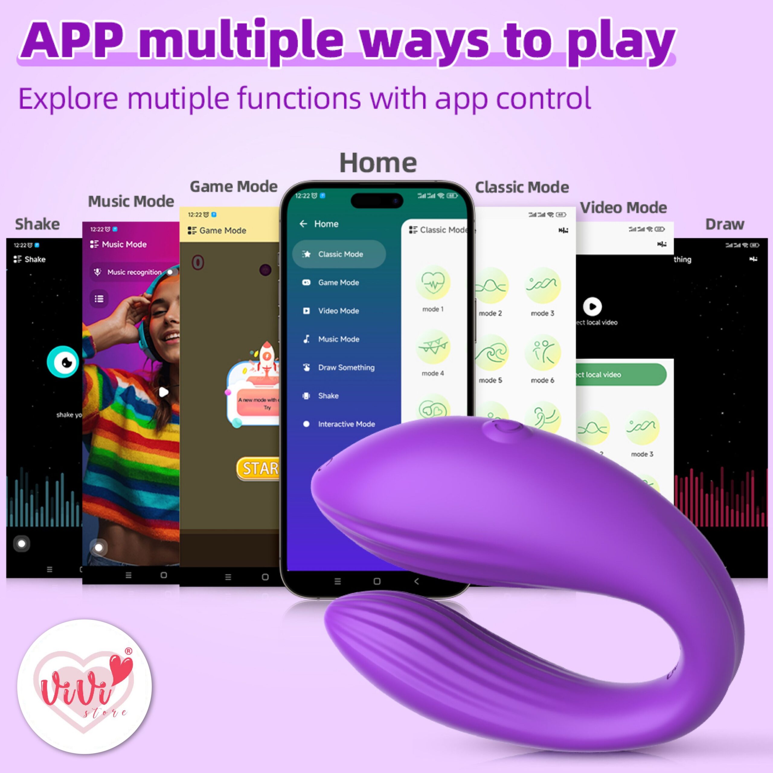 Vivi Wearable Panties Ball Beating Vibrator App Control Vibrator Women Vibrate Adult Toy Malaysia - Image 17