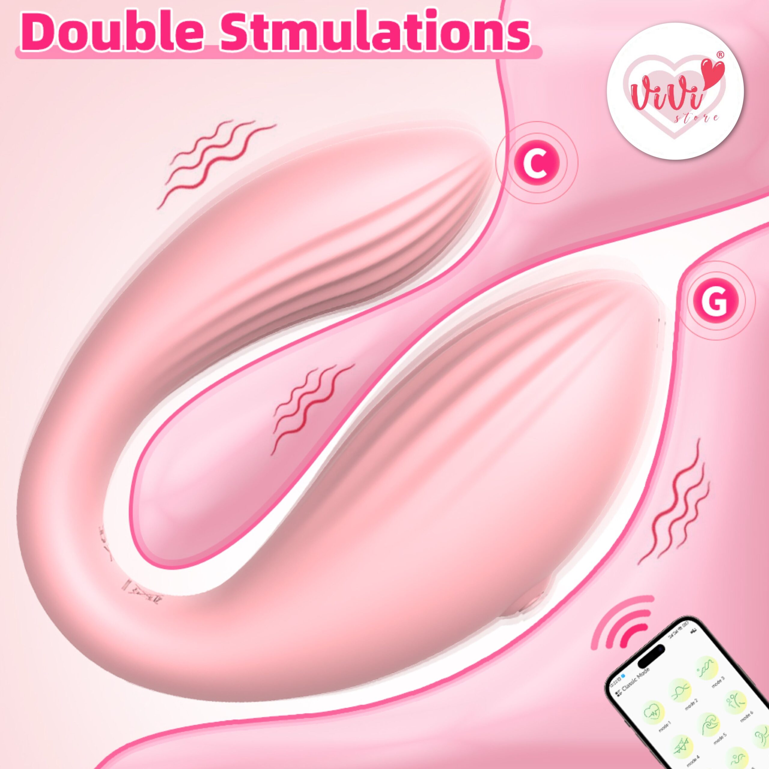 Vivi Wearable Panties Ball Beating Vibrator App Control Vibrator Women Vibrate Adult Toy Malaysia - Image 15