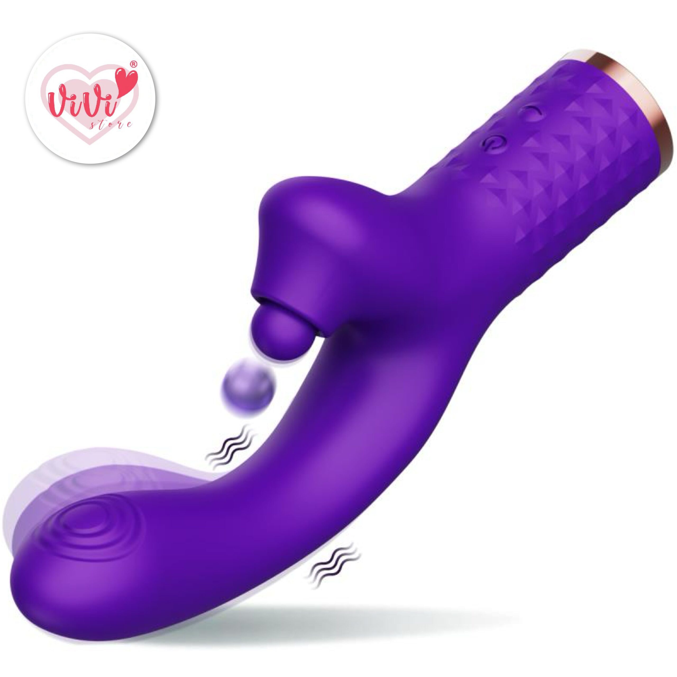 Vivi Raffles Dual Head Rotate Sucking Ball Beating Licking Vibrator Female Adult Toy Malaysia - Image 28