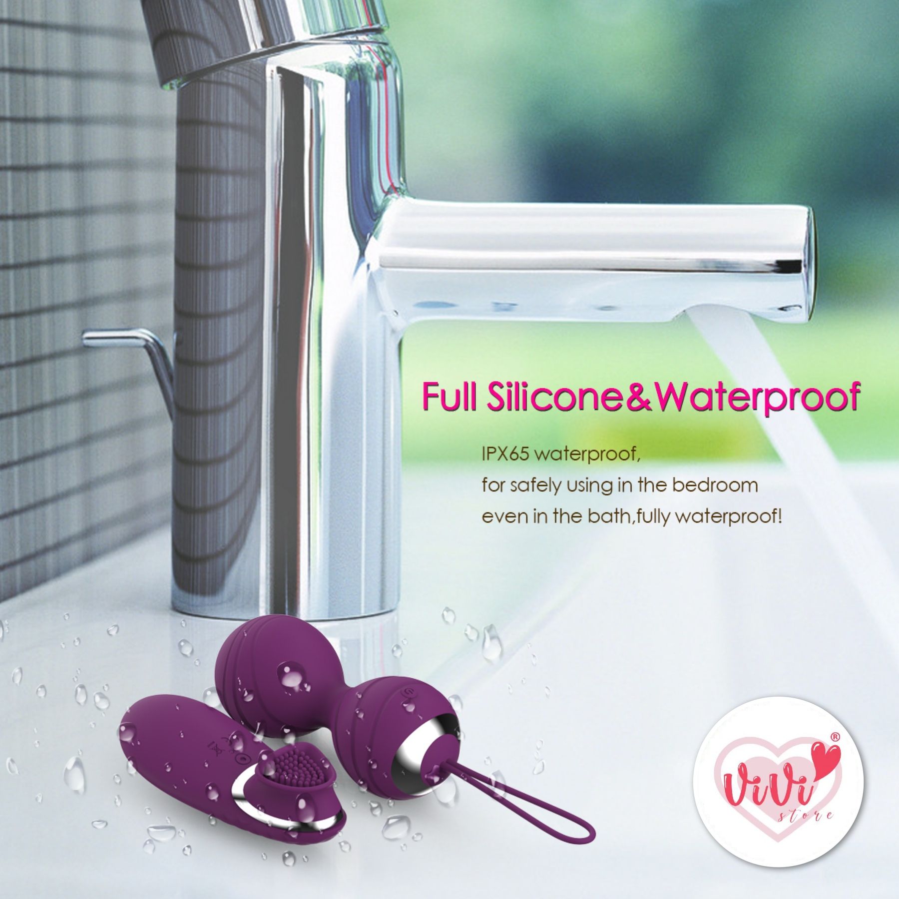 Kegel Ball Weight Exercise Vibrator Remote Control Phone App Control Female Vibrate Adult Toy Malaysia - Image 11