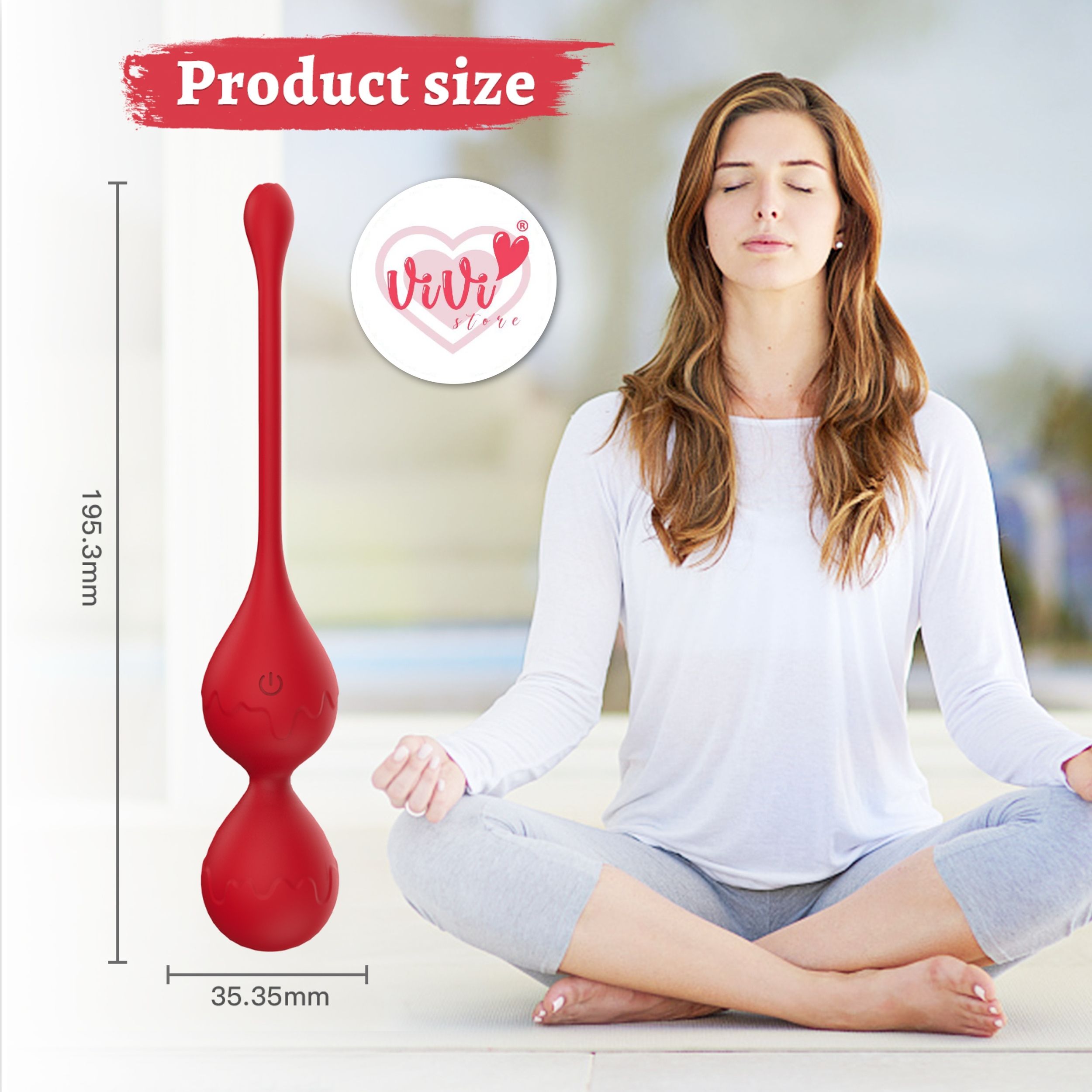 Kegel Ball Weight Exercise Vibrator Remote Control Phone App Control Female Vibrate Adult Toy Malaysia - Image 6