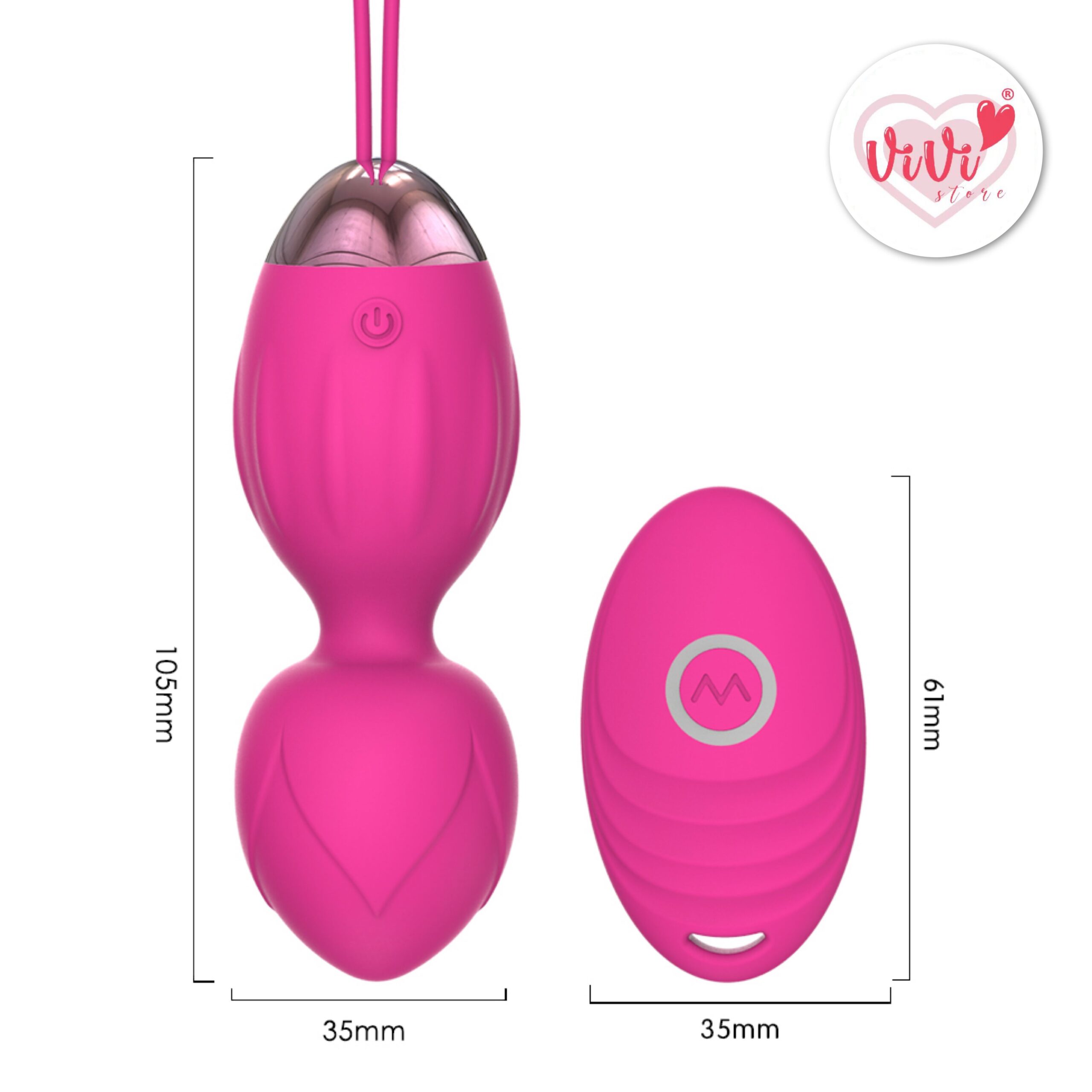 Kegel Ball Weight Exercise Vibrator Remote Control Phone App Control Female Vibrate Adult Toy Malaysia - Image 20