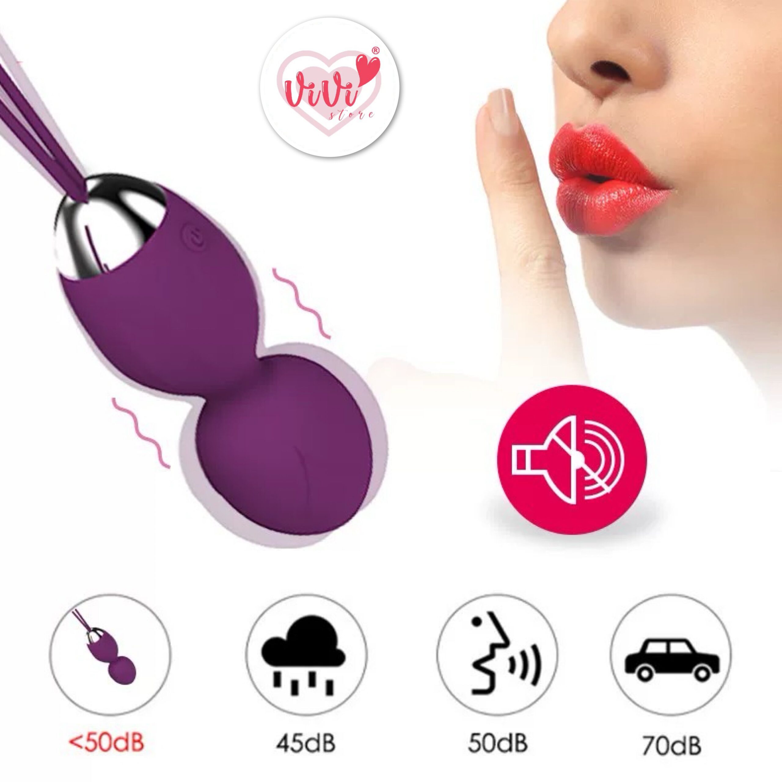 Kegel Ball Weight Exercise Vibrator Remote Control Phone App Control Female Vibrate Adult Toy Malaysia - Image 18