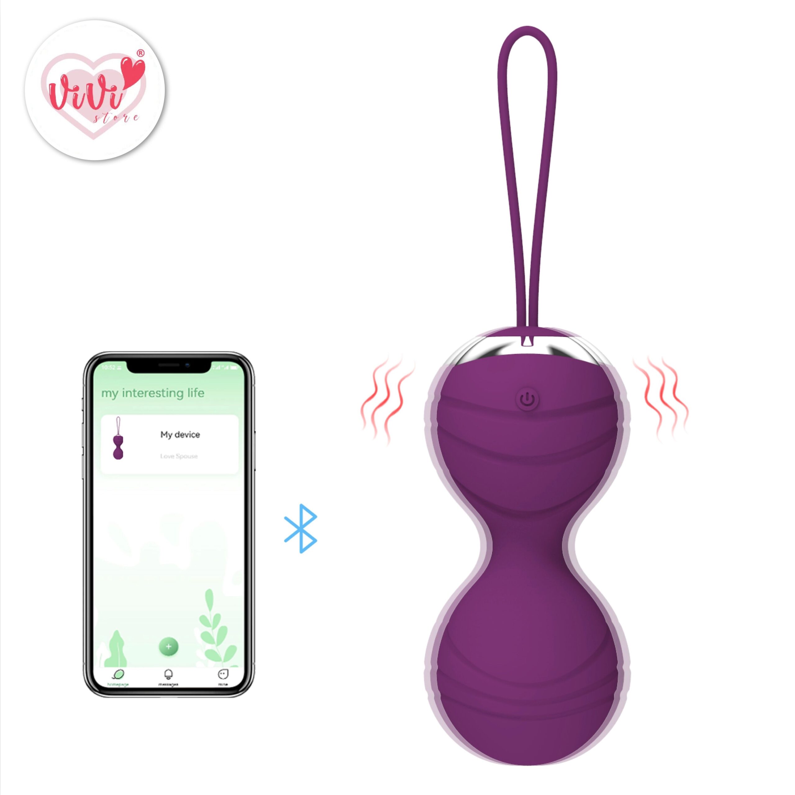Kegel Ball Weight Exercise Vibrator Remote Control Phone App Control Female Vibrate Adult Toy Malaysia - Image 30