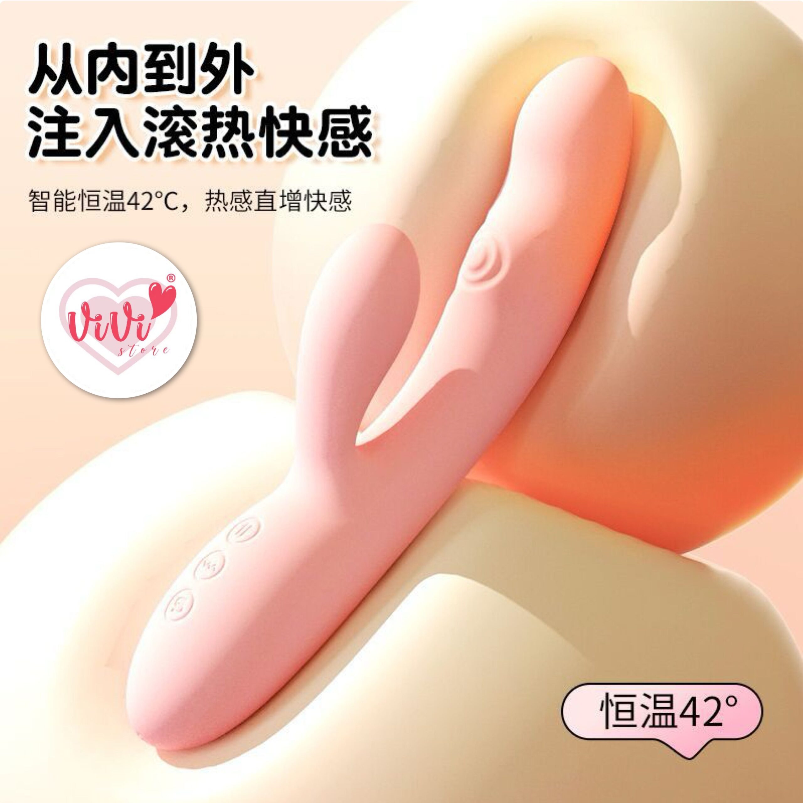 DUREX Kisstoy Rabbit Vibrator Dildo Masturbator Women Adult Toys Malaysia - Image 7