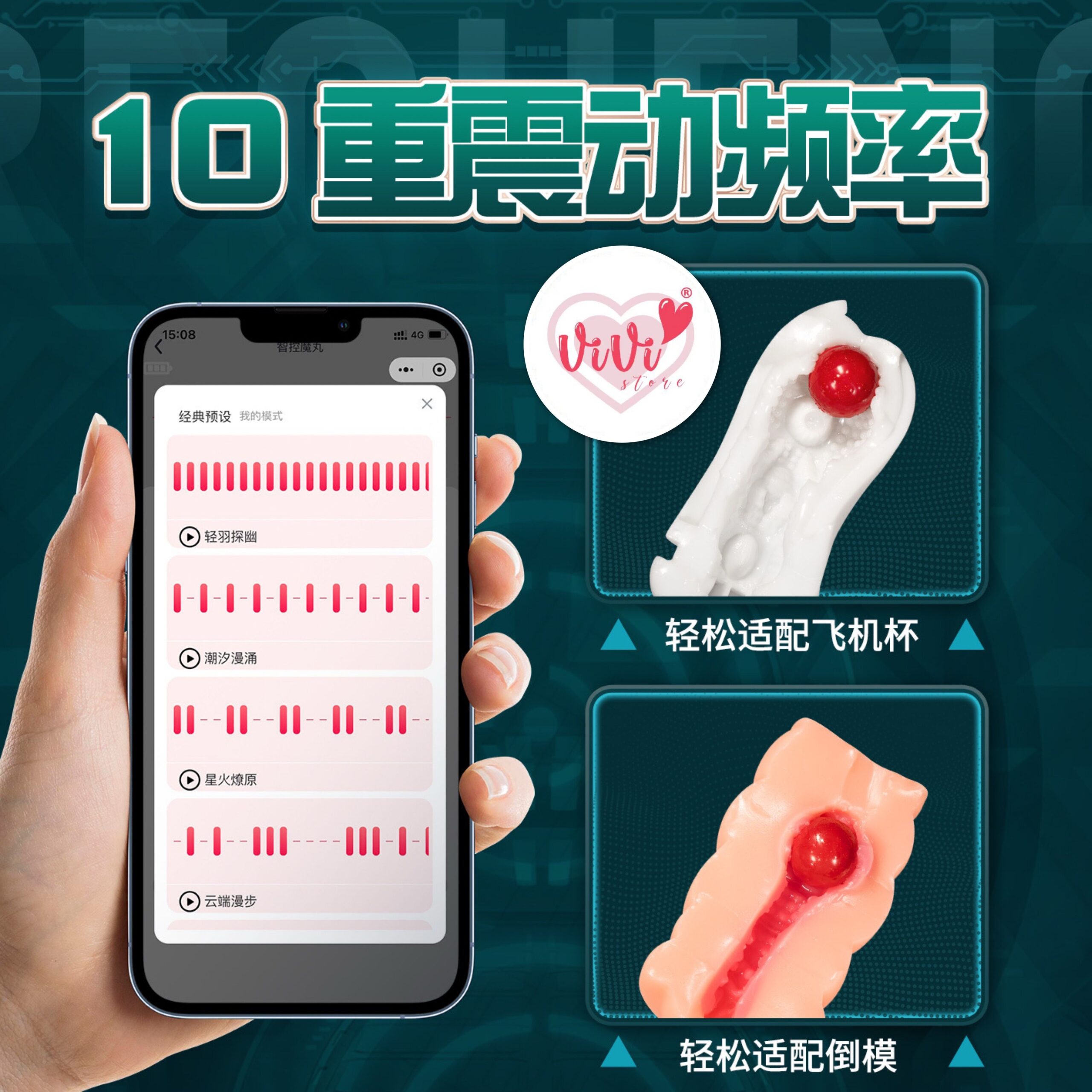 Lulucup App Control Red Ball Man Training Exercise Reusable Men Adult Toy Malaysia - Image 3