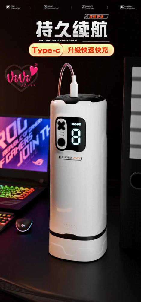 Galaku SUCX 2 IN 1 Cyber Power Sucking Vibration App Control Masturbator Man Cup Adult Toy Malaysia - Image 19