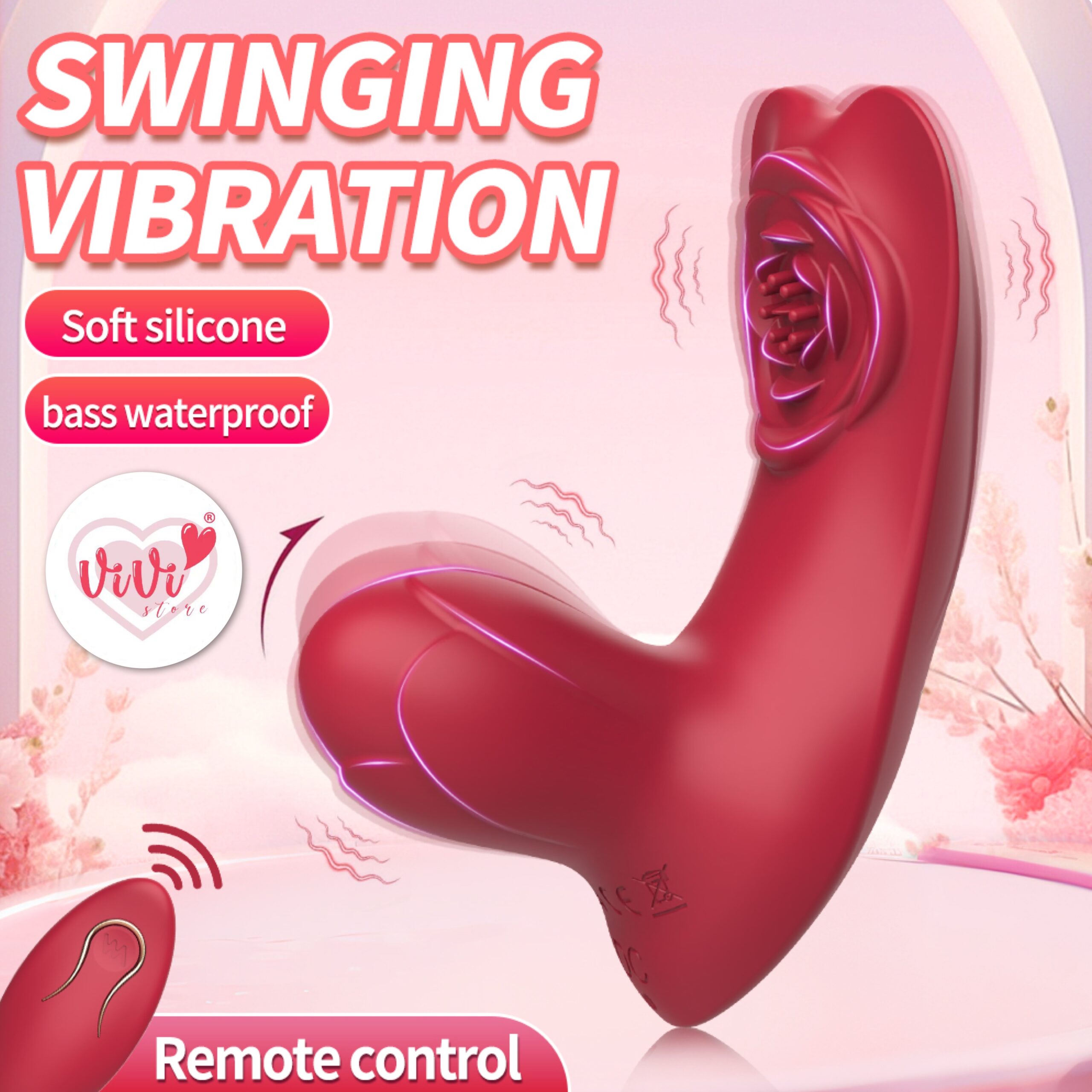 Vivistore Pella Wearable Panties Vibrator Remote Control Masturbator Women Adult Toy Malaysia - Image 2