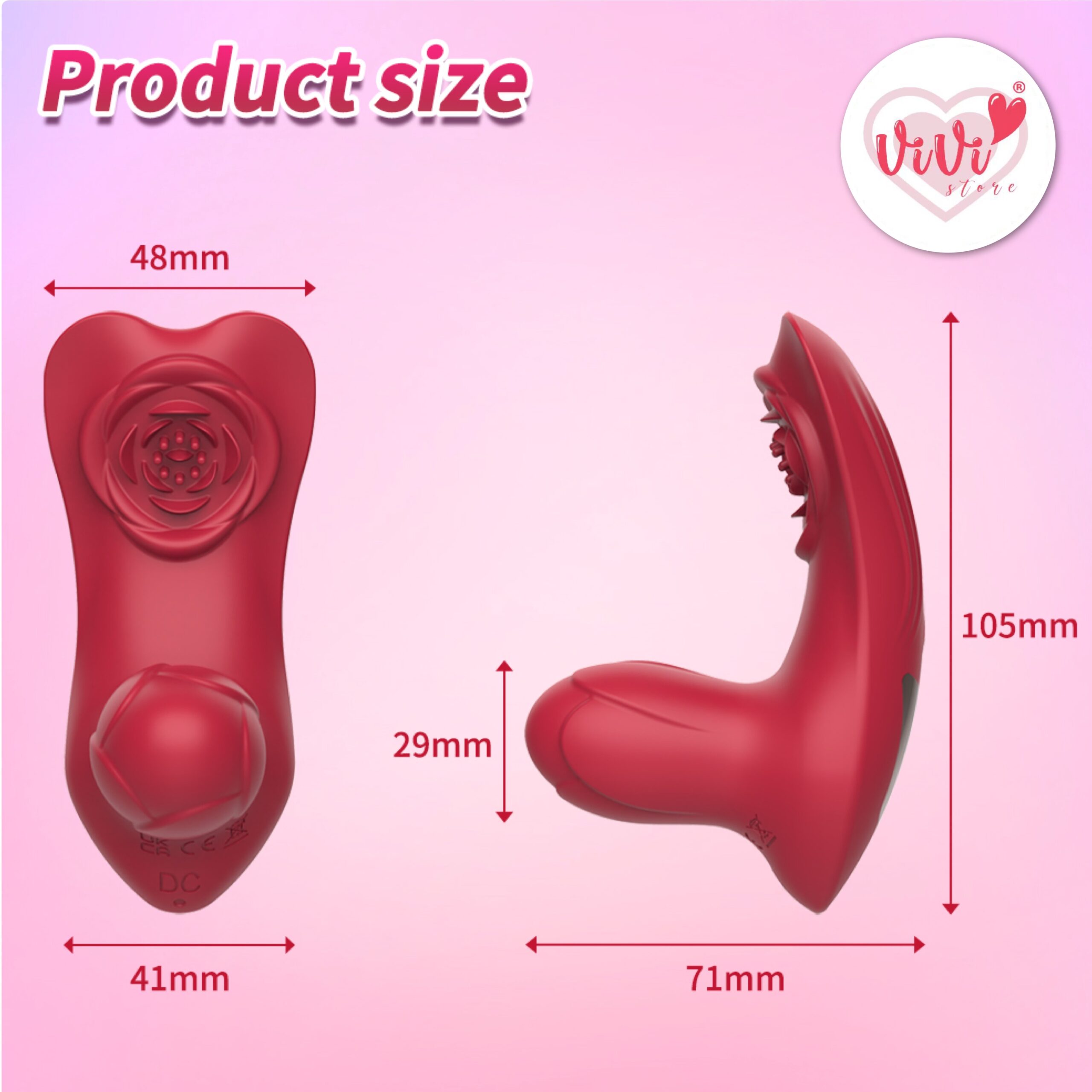 Vivistore Pella Wearable Panties Vibrator Remote Control Masturbator Women Adult Toy Malaysia - Image 9
